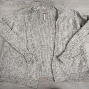 Free People Soft Gray Women's Cardigan